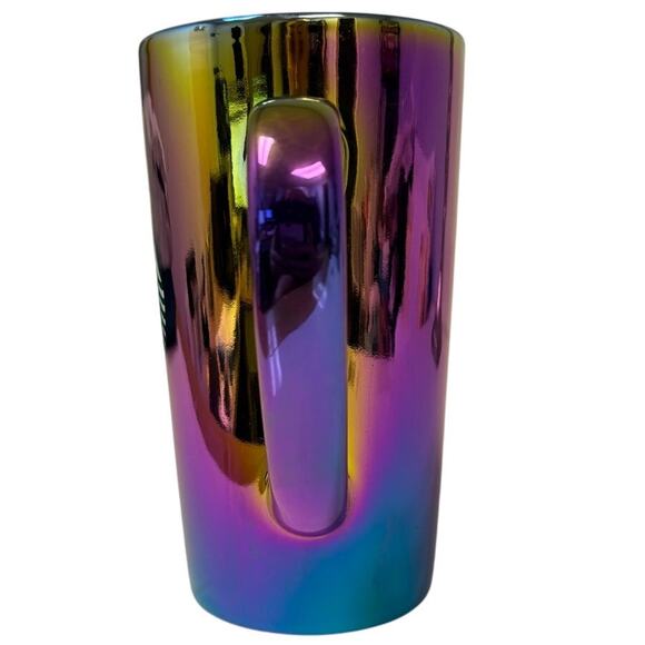 Starbucks 2022 Iridescent 16 oz Mug Pearl Finish VGUC - Picture 2 of 7